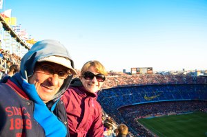 It was COLD up in the cheap seats!