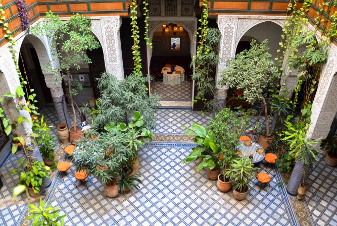 Our stunning riad in Fez (which I barely left)