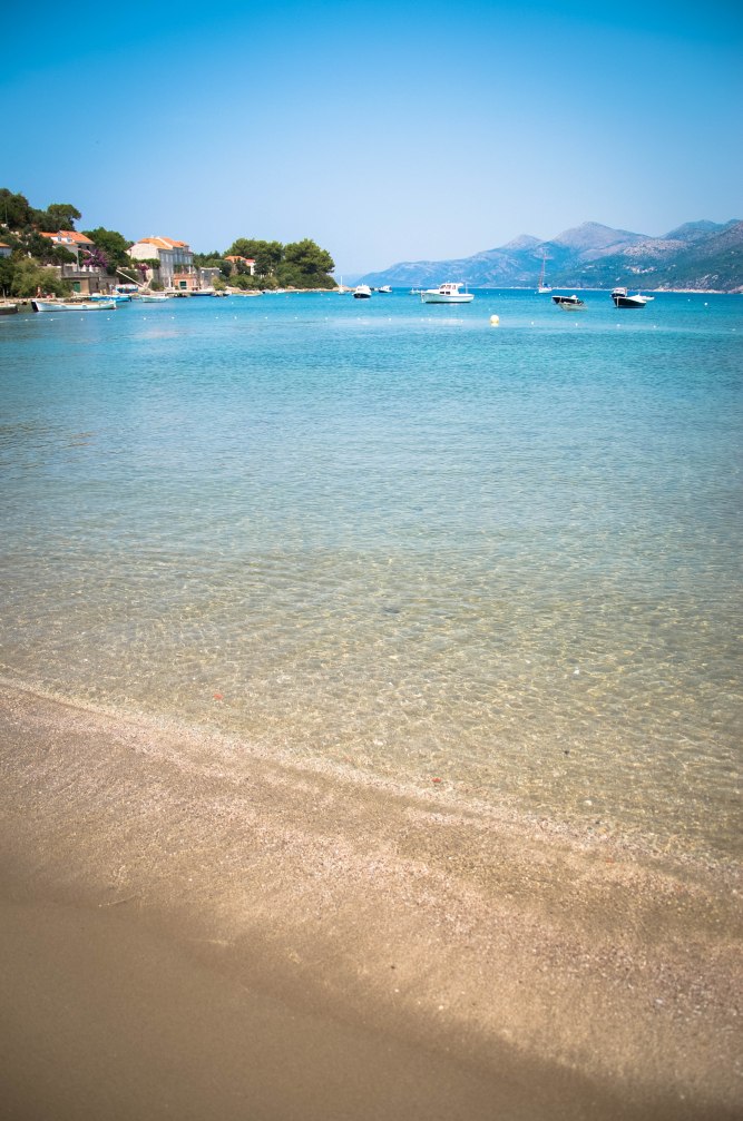 Koločep beach in Croatia
