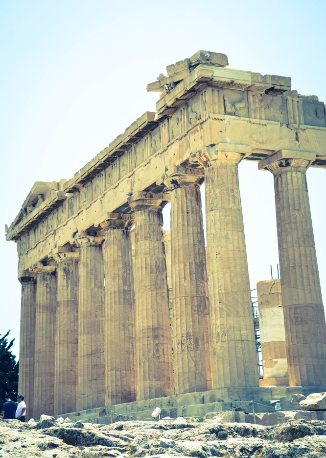 The Parthenon on the Acropolis