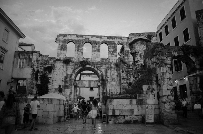 Diocletian's Palace in Split, Croatia