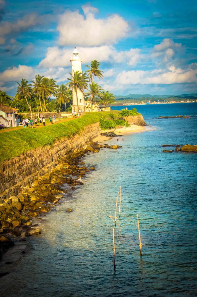 Galle Fort Empty Stilts